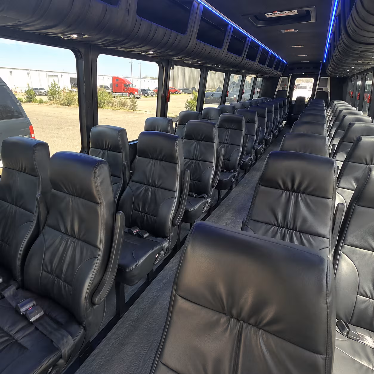 Coral Springs Airport Shuttle & Transportation party bus exterior