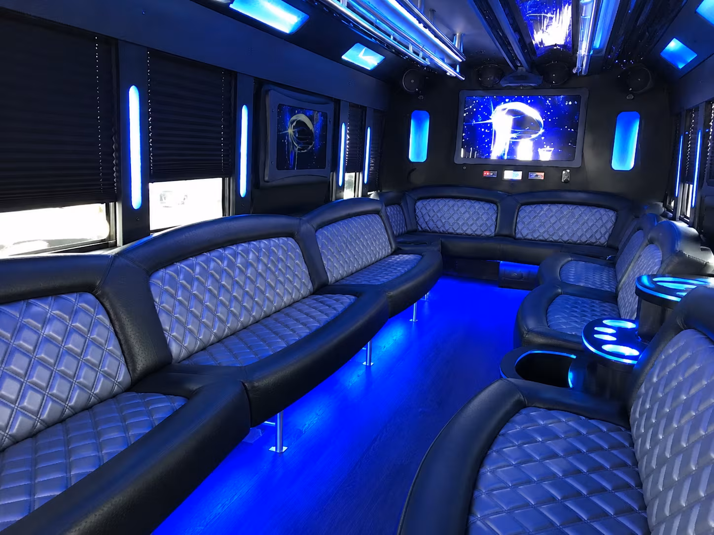 Coral Springs Bachelor & Bachelorette Transportation party bus exterior