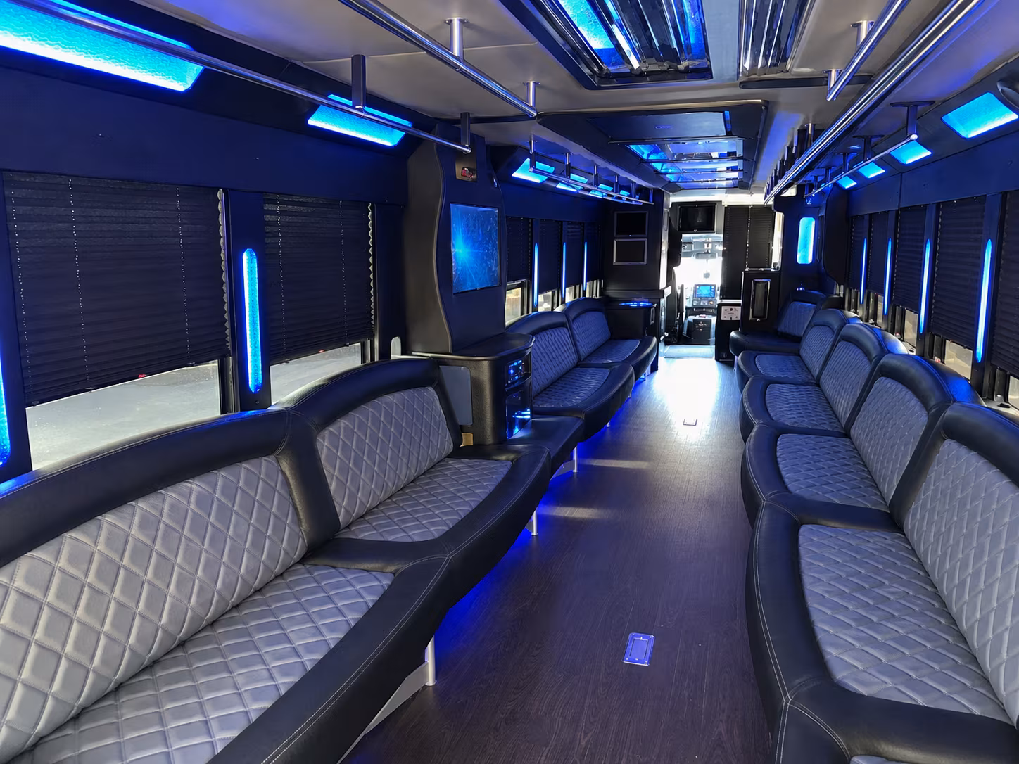 Coral Springs Bachelor & Bachelorette Transportation party bus exterior