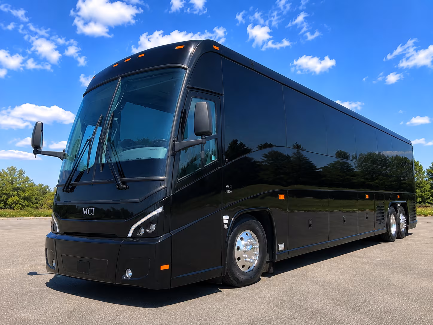 Coral Springs Corporate Transportation party bus exterior