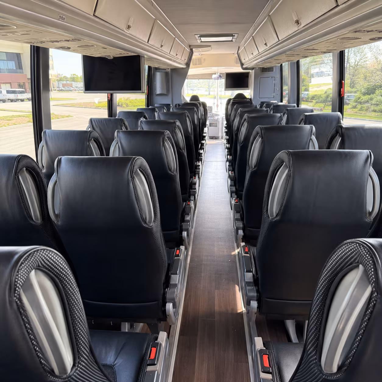 Coral Springs Corporate Transportation party bus interior