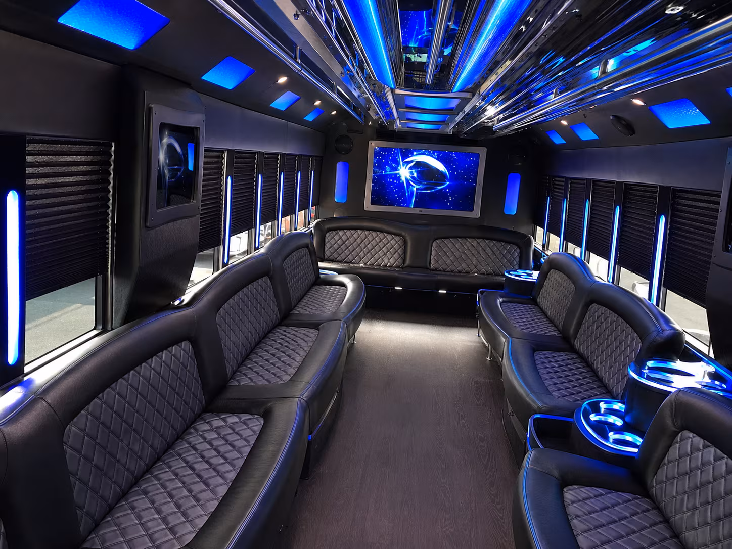 Coral Springs Private Event Transportation party bus exterior