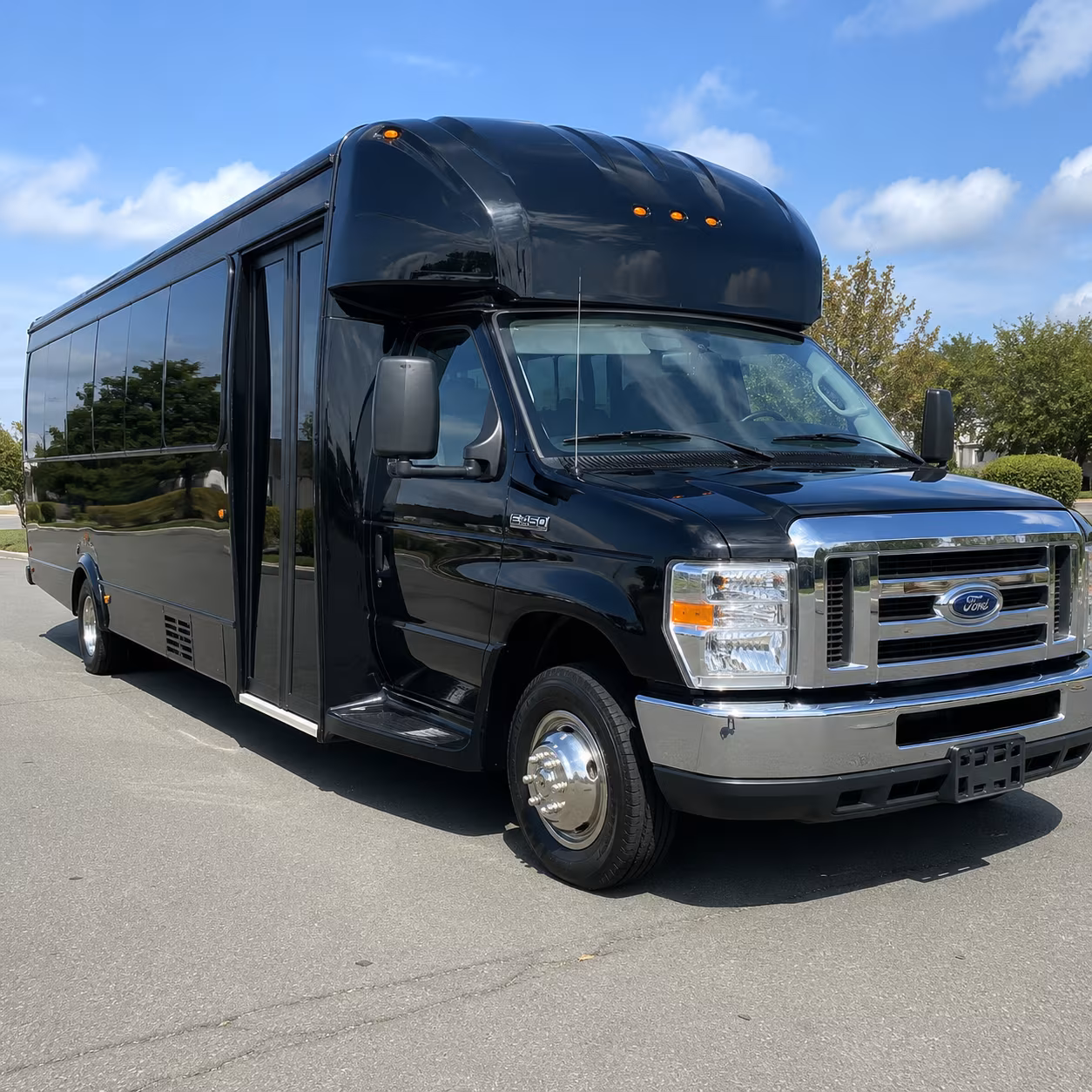 Coral Springs Private Event Transportation party bus exterior
