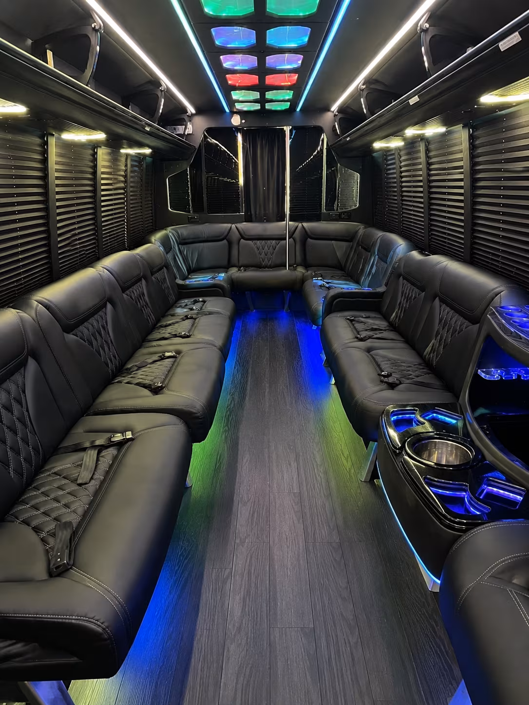 Coral Springs Prom & Homecoming Transportation party bus exterior