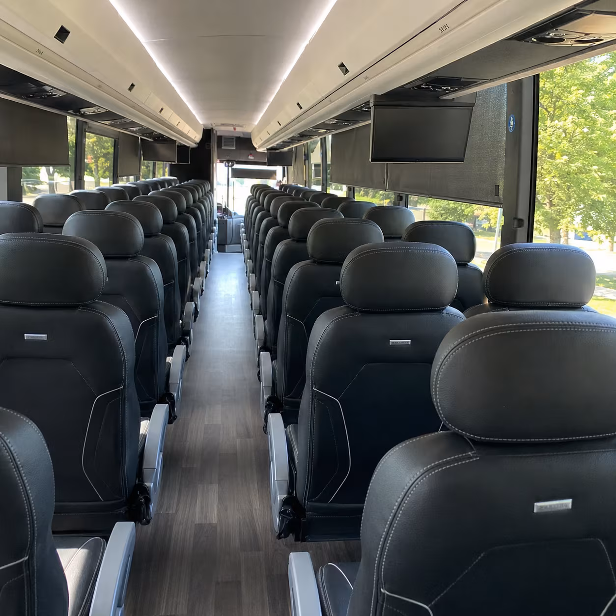 Coral Springs School Event Transportation party bus exterior