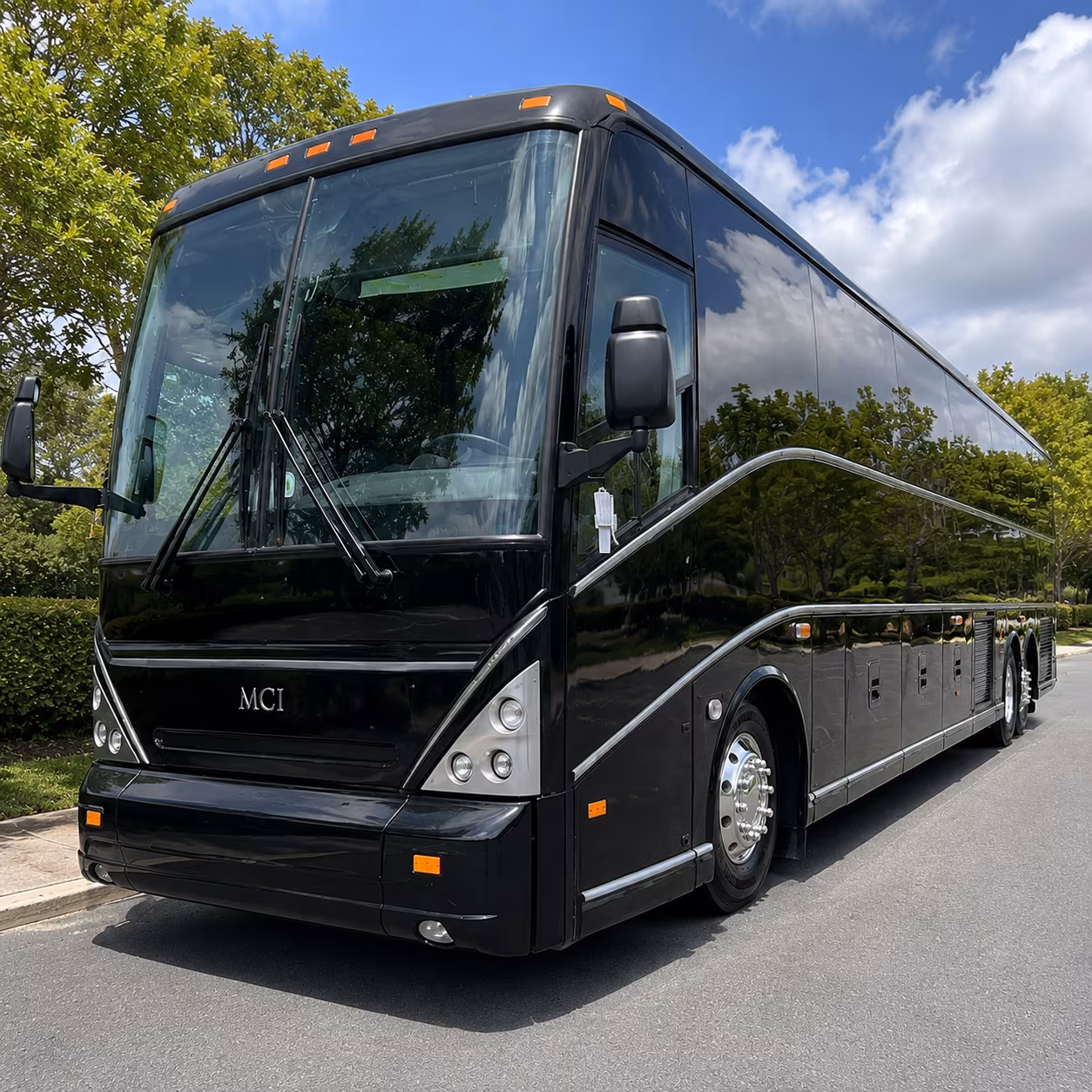 Coral Springs School Event Transportation party bus exterior