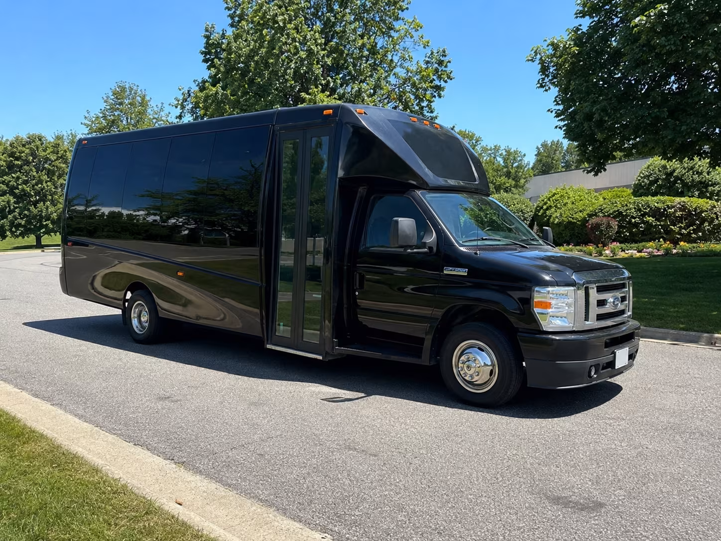 Coral Springs Sporting Event Transportation party bus exterior