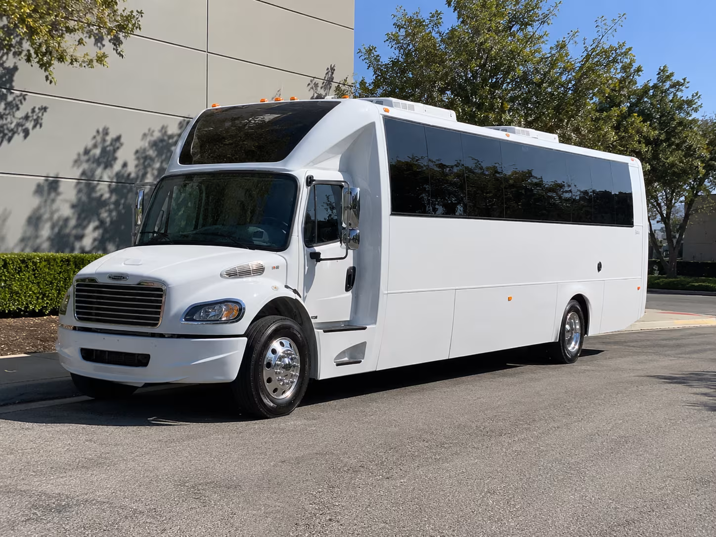 Coral Springs Wedding Transportation party bus exterior