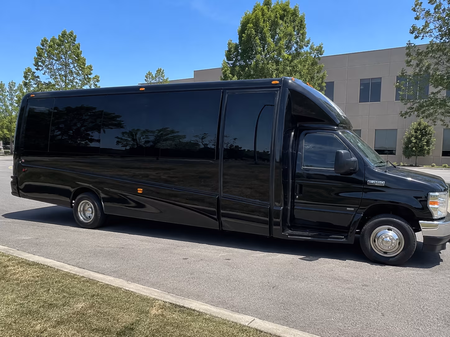 Coral Springs Wedding Transportation party bus exterior